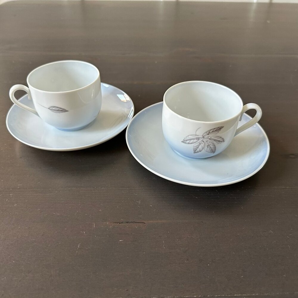 🌿✨ Vintage B&G Copenhagen “Falling Leaves” Cup & Saucer Set ✨🌿